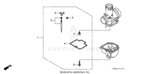 Carburetor Optional Kit ('03-'04) Schematic