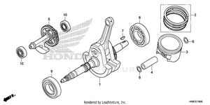 Crankshaft@piston Schematic