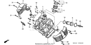 Cylinder Head (fr.) Schematic