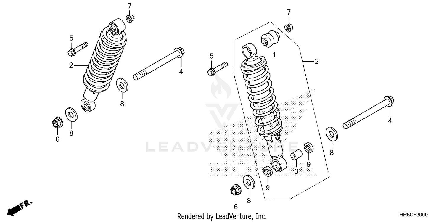 REAR SHOCK ABSORBER
