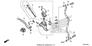 Front Brake Master Cylinder Schematic