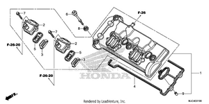 Cylinder Head Cover Schematic