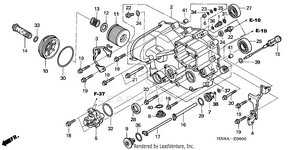 Front Crankcase Cover Schematic