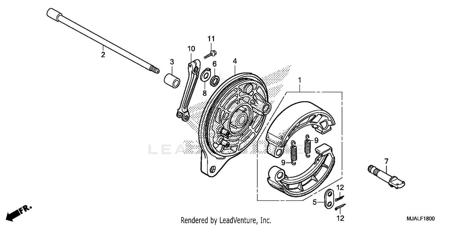 REAR BRAKE PANEL