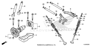 Camshaft@valve Schematic