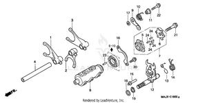 Gearshift Drum Schematic