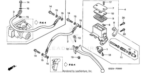 Rear Brake Master Cylinder Schematic