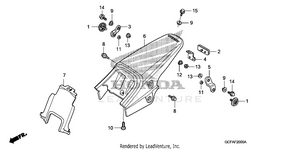 Rear Fender Schematic