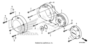 Right Crankcase Cover Schematic