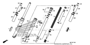 Front Fork Schematic