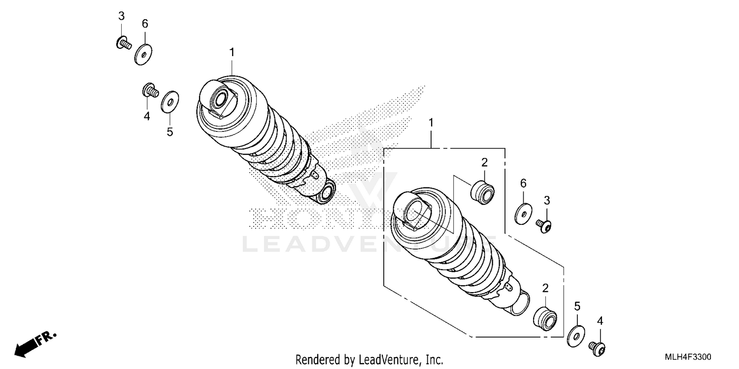 REAR SHOCK ABSORBER