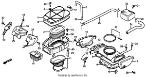 Air Cleaner 85-86 Schematic