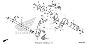 Gearshift Drum Schematic