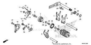 Gearshift Drum Schematic