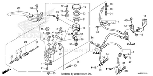 Front Brake Master       Cylinder (2) Schematic