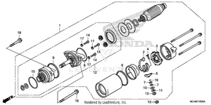 Starter Motor Schematic