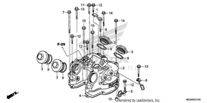 Cylinder Head Cover Schematic