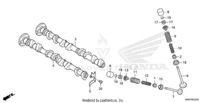 Camshaft@valve Schematic