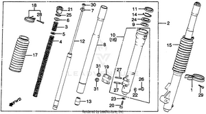 Front Fork 79 Schematic