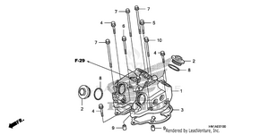 Cylinder Head Cover Schematic