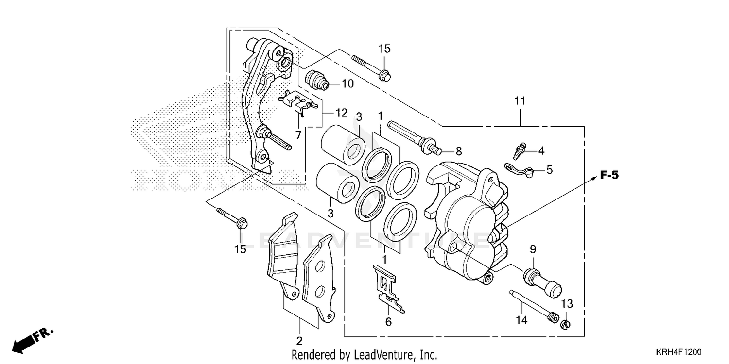 FRONT BRAKE CALIPER