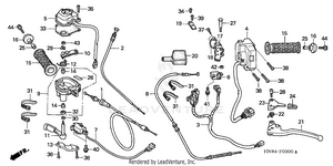 Handle Levers + Switches + Cables Schematic