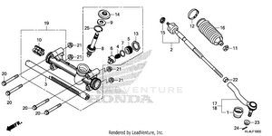 Steering Gear Box@tie Rod Schematic