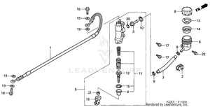 Rear Brake Master Cylinder Schematic