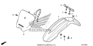 Front Fender Schematic
