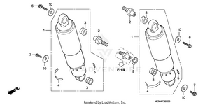 Rear Shock Absorber Schematic