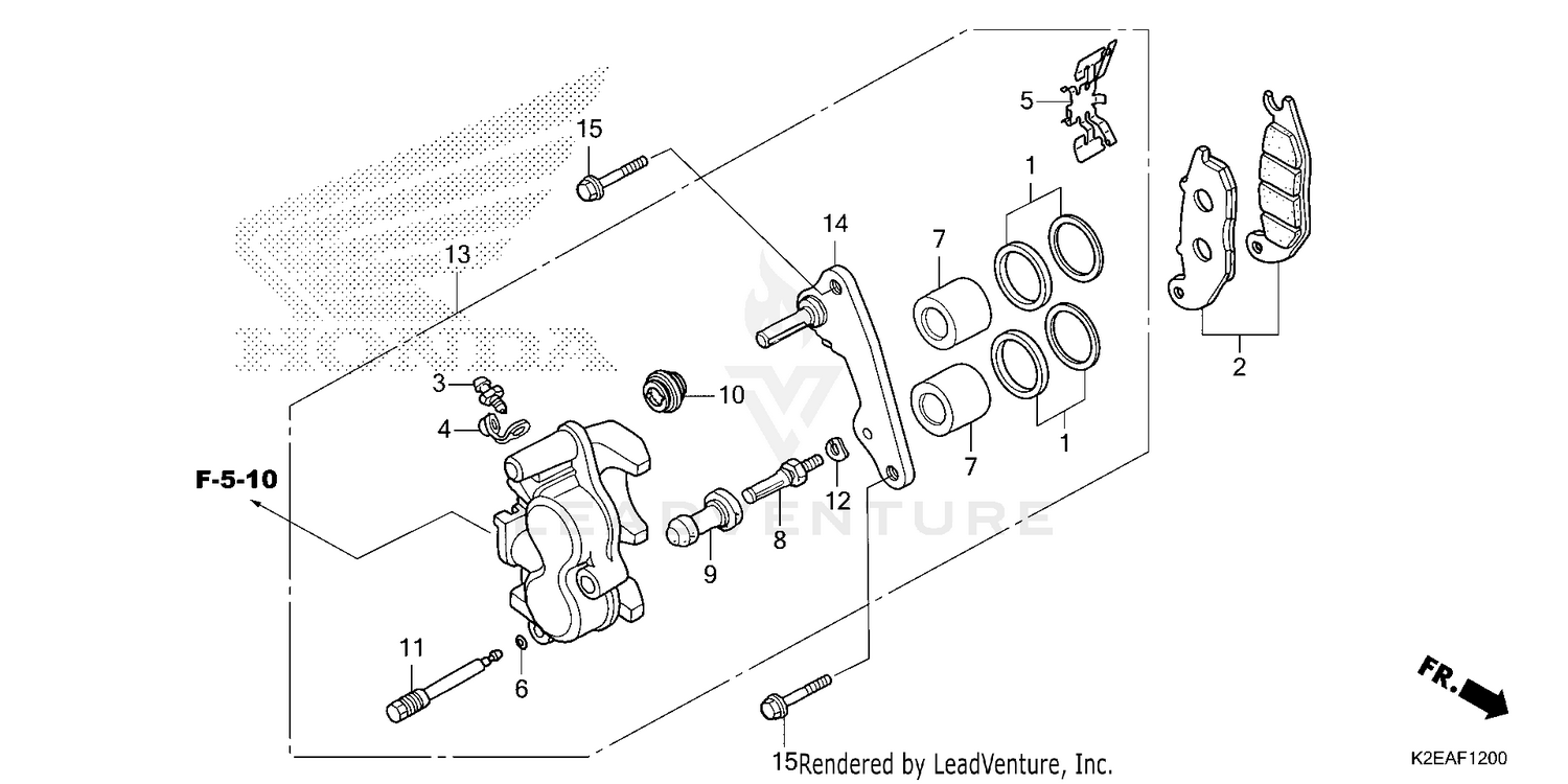 FRONT BRAKE CALIPER