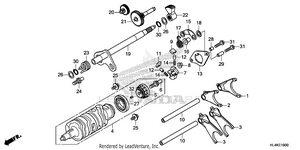 Gearshift Fork           (transmission) Schematic