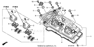 Cylinder Head Cover Schematic