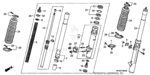 Front Fork Schematic