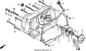 Right Crankcase Cover Schematic