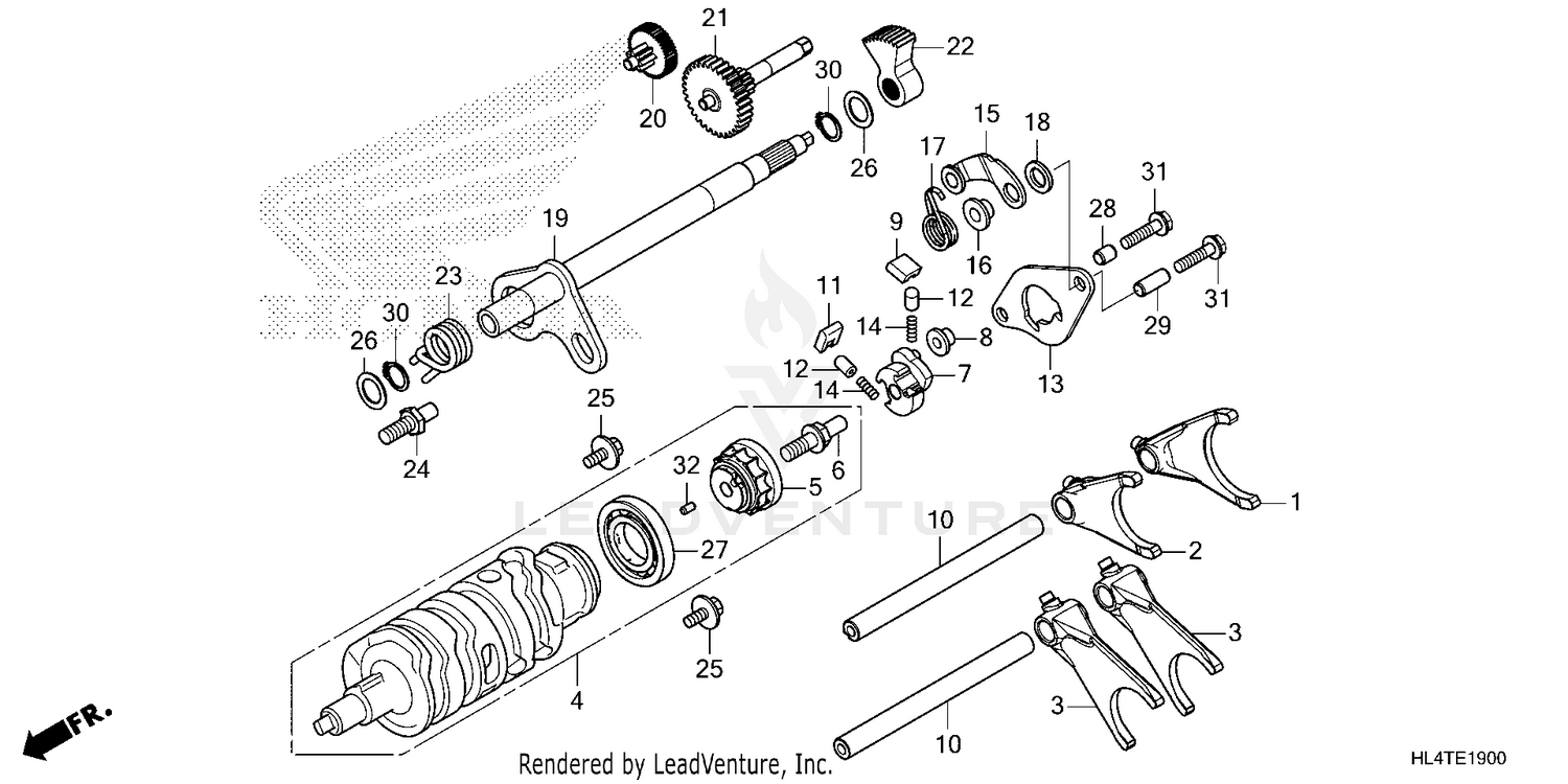 GEARSHIFT FORK           (TRANSMISSION)