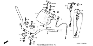 Handlebar ('01-'05) Schematic