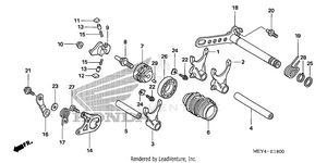 Gearshift Drum Schematic