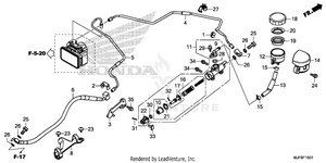 Rear Brake Master        Cylinder (2) Schematic