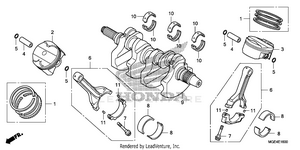 Crankshaft + Piston Schematic