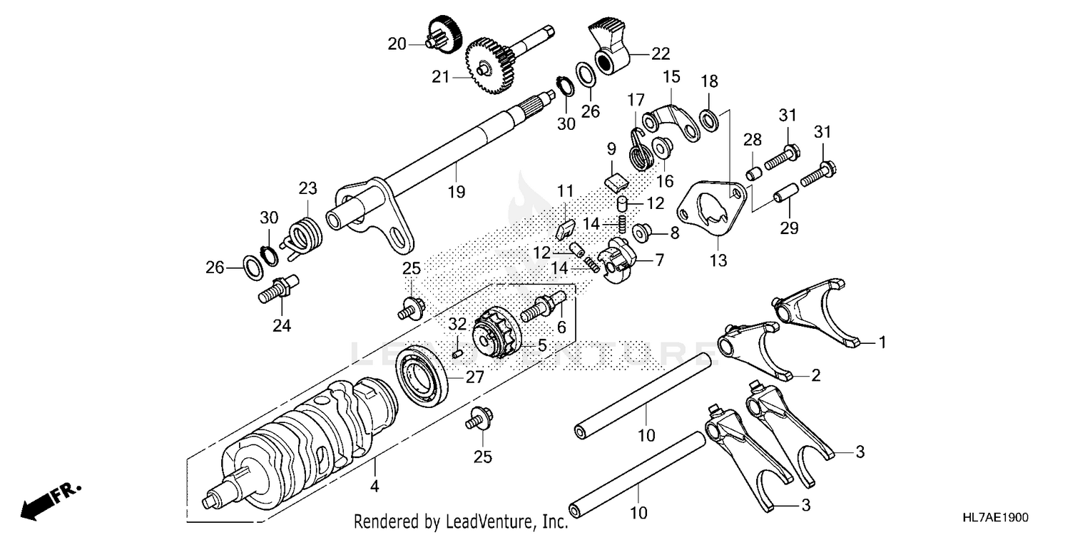 GEARSHIFT FORK           (TRANSMISSION)