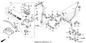 Front Brake Master       Cylinder Schematic