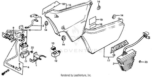 Side Cover + Rectifier 84 Schematic