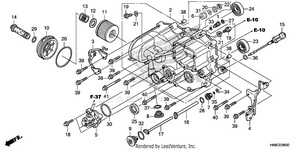 Front Crankcase Cover Schematic