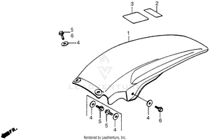 Rear Fender Schematic