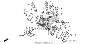 Cowl Stay (abs) Schematic