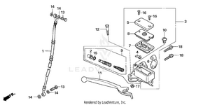 Front Brake Master Cylinder Schematic