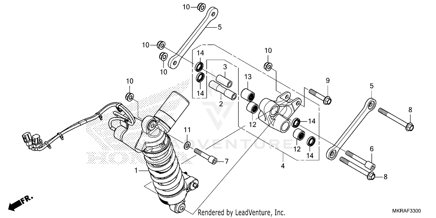 REAR SHOCK ABSORBER