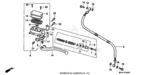 Clutch Master Cylinder Schematic
