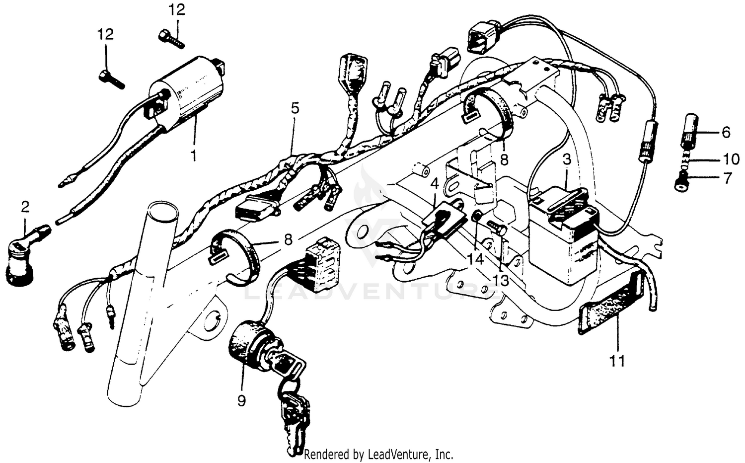WIRE HARNESS@BATTERY